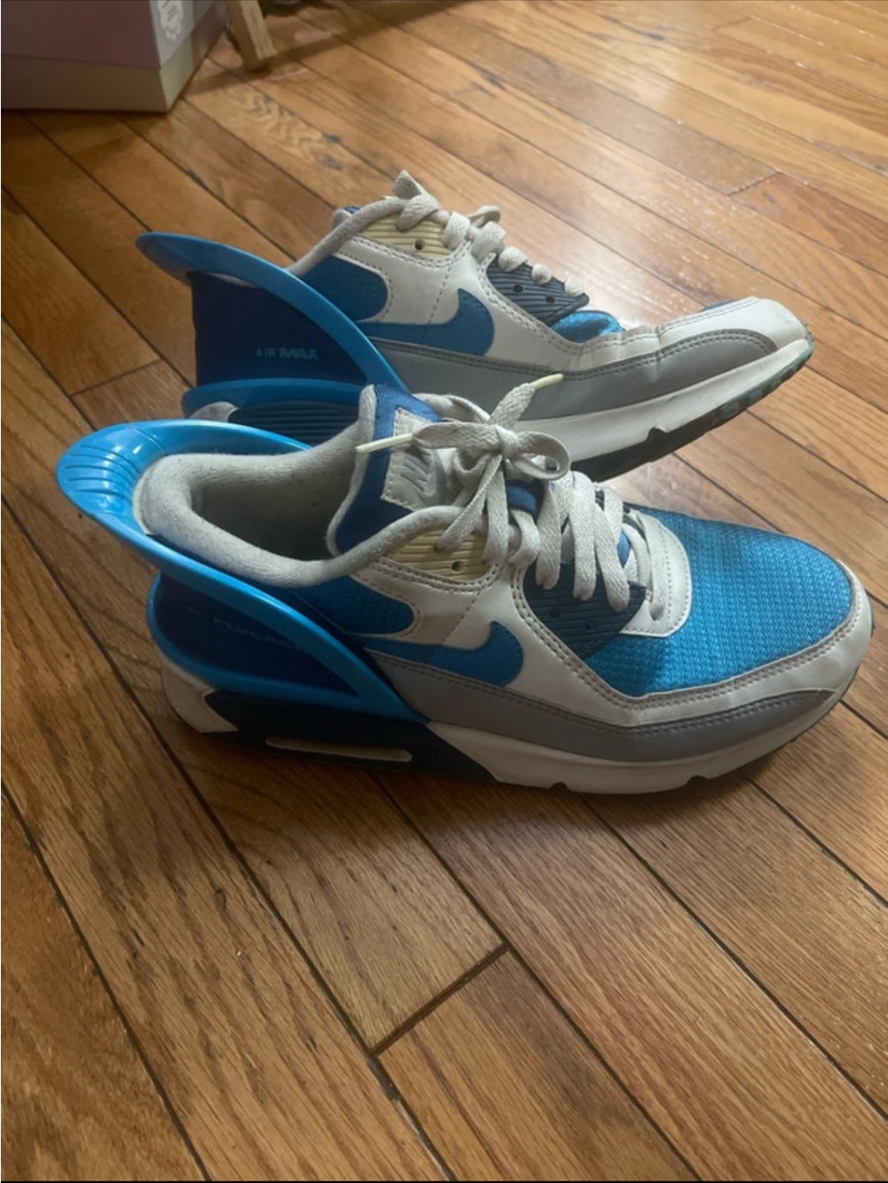 Nike women’s Blue, White and Gray Air Max Sneakers